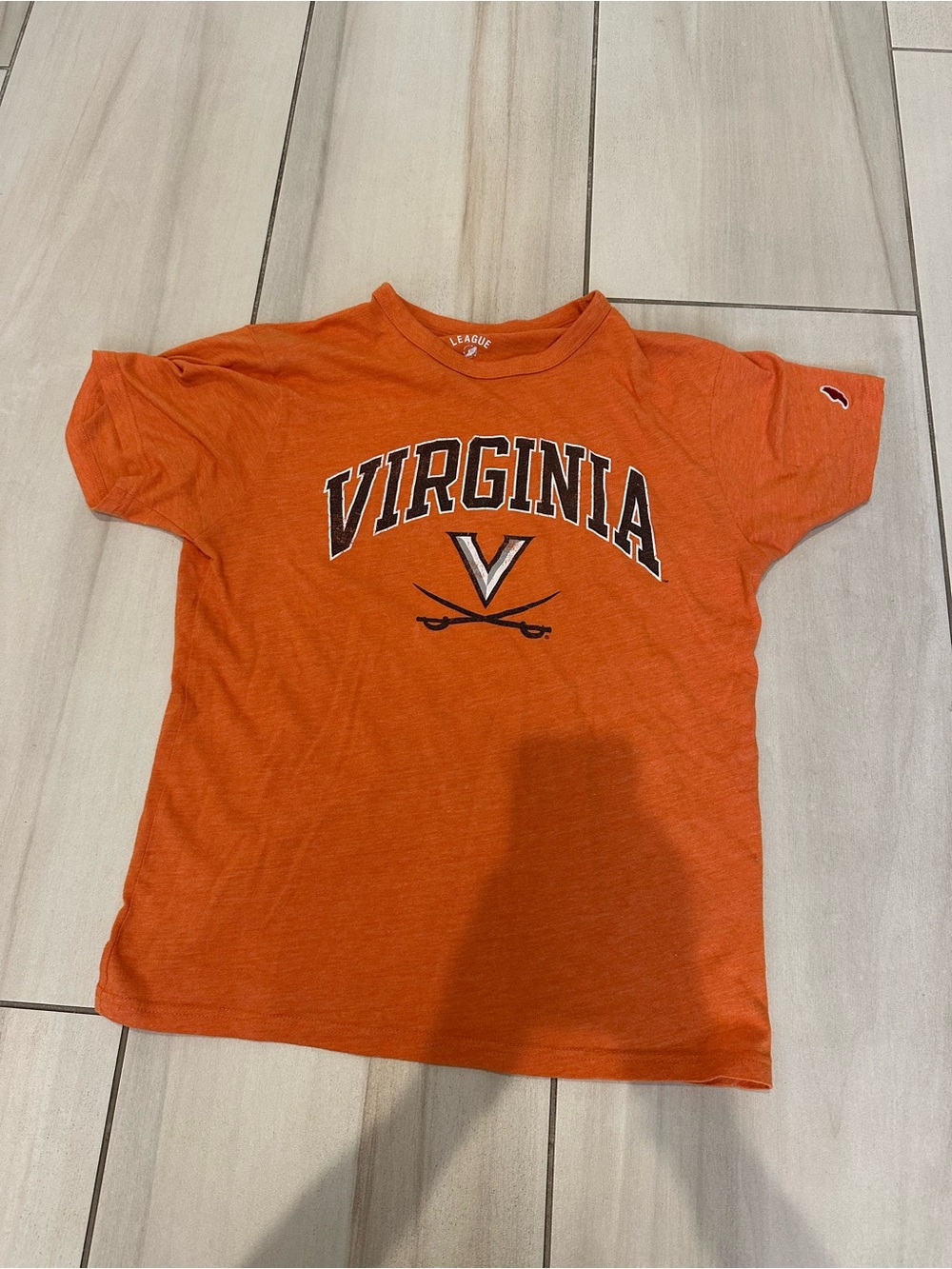UVA, University of Virginia women’s T shirt, M, League Brand